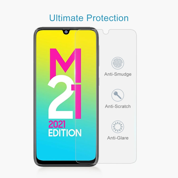 For Samsung Galaxy M21 2021/M21s/M21 10 PCS 0.26mm 9H 2.5D Tempered Glass Film by buy2fix