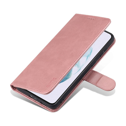 For Samsung Galaxy S21 FE 5G AZNS Skin Feel Calf Texture Horizontal Flip Leather Case with Card Slots & Holder & Wallet(Rose Gold) - Galaxy Phone Cases by AZNS | Online Shopping UK | buy2fix