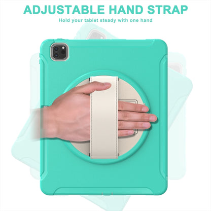 360 Rotation PC + TPU ablet Case with Holder & Strap For iPad Air 2020 / 2022 10.9 / Pro 11 2022 / 2021 / 2020 / 2018(Mint Green) - iPad Pro 11 (2020) Cases by buy2fix | Online Shopping UK | buy2fix