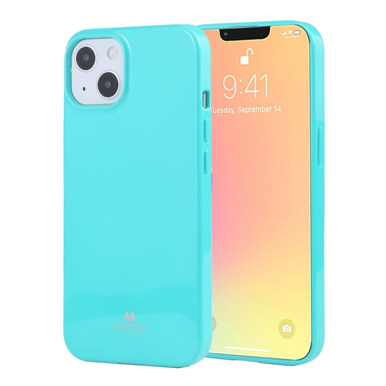 For iPhone 13 mini GOOSPERY JELLY Full Coverage Soft Case (Mint Green) - iPhone 13 mini Cases by GOOSPERY | Online Shopping UK | buy2fix