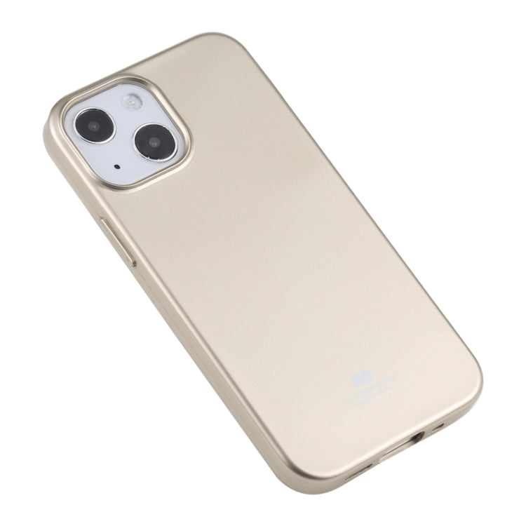 For iPhone 13 mini GOOSPERY JELLY Full Coverage Soft Case (Gold) - iPhone 13 mini Cases by GOOSPERY | Online Shopping UK | buy2fix