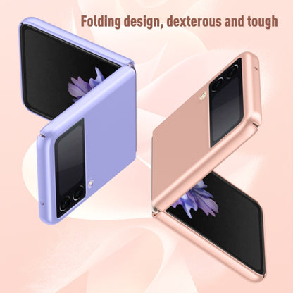 For Samsung Galaxy Z Flip3 5G Skin Feel Shockproof PC Fold Protective Case(Purple) by buy2fix