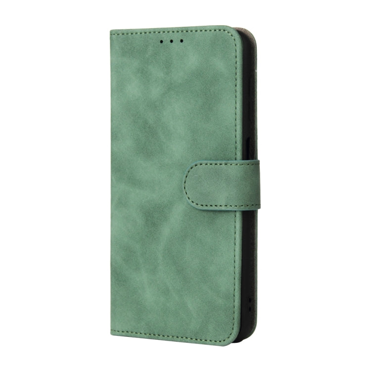 For Samsung Galaxy M32 (Global) Solid Color Skin Feel Magnetic Buckle Horizontal Flip Calf Texture PU Leather Case with Holder & Card Slots & Wallet(Green) by buy2fix