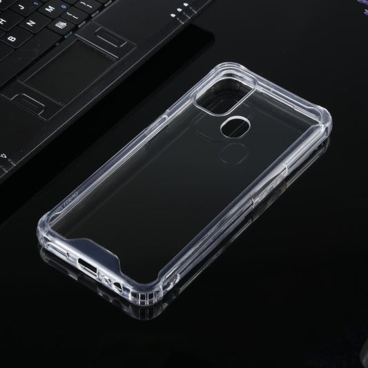 For OPPO A53 / A32 Four-corner Shockproof Transparent TPU + PC Protective Case by buy2fix