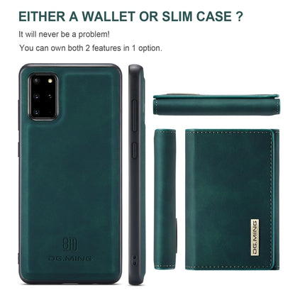 For Samsung Galaxy S20+ DG.MING M1 Series 3-Fold Multi Card Wallet  Back Cover Shockproof Case with Holder Function(Green) - Galaxy Phone Cases by DG.MING | Online Shopping UK | buy2fix