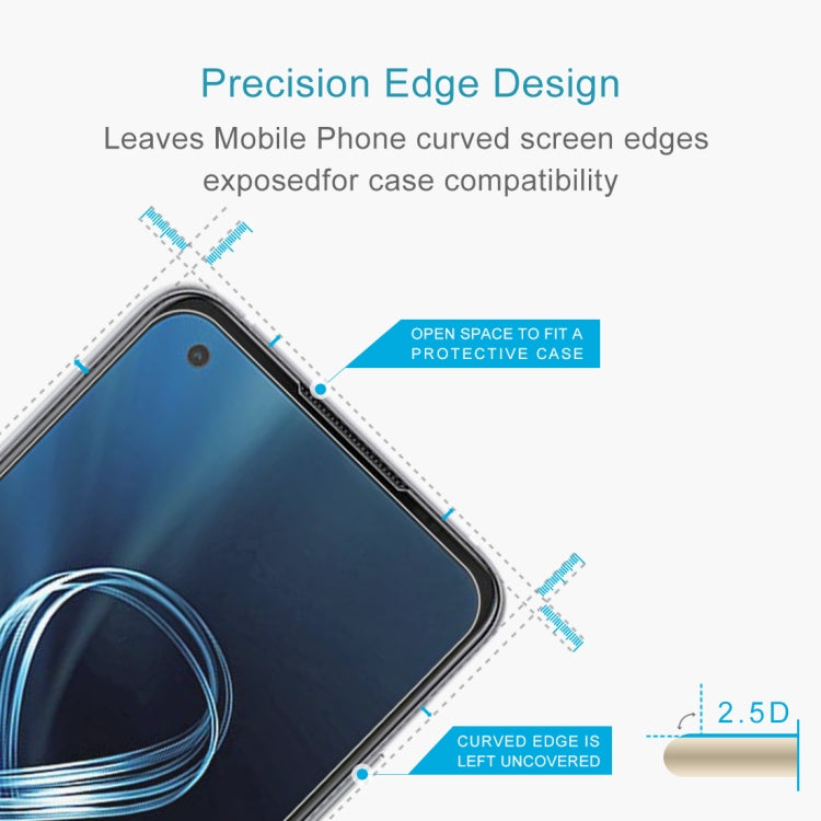 For Asus Zenfone 8 10 PCS 0.26mm 9H 2.5D Tempered Glass Film by buy2fix