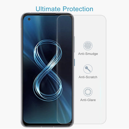 For Asus Zenfone 8 10 PCS 0.26mm 9H 2.5D Tempered Glass Film by buy2fix