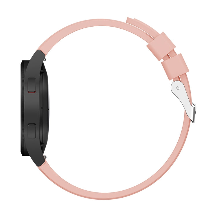 For Samsung Galaxy Watch4 40mm Silicone Watch Band(Pink) - Watch Bands by buy2fix | Online Shopping UK | buy2fix