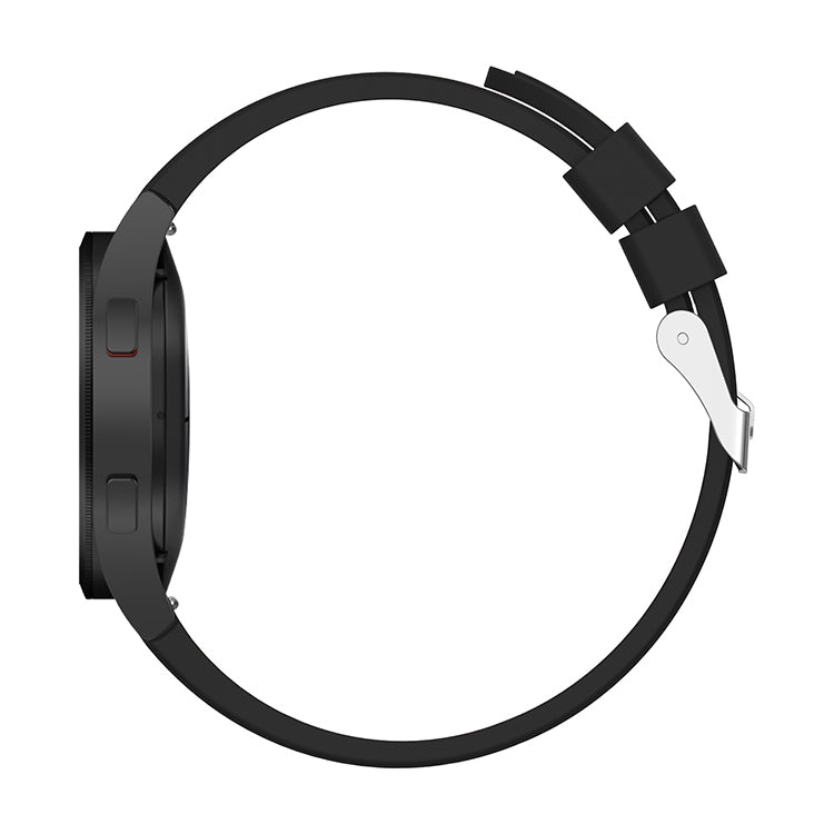 For Samsung Galaxy Watch4 40mm Silicone Watch Band(Black) - Watch Bands by buy2fix | Online Shopping UK | buy2fix