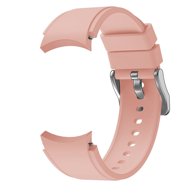 For Samsung Galaxy Watch4 44mm Silicone Watch Band(Pink) - Watch Bands by buy2fix | Online Shopping UK | buy2fix