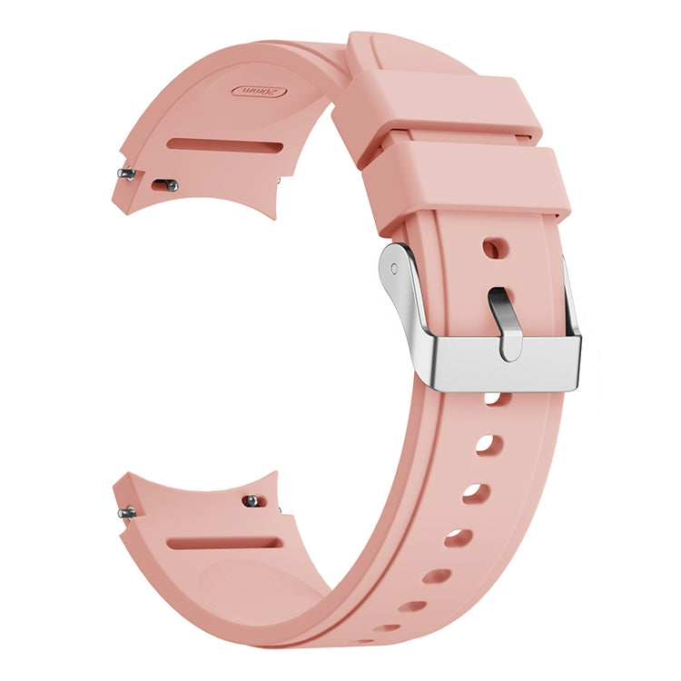 For Samsung Galaxy Watch4 Classic 42mm Silicone Watch Band(Pink) - Watch Bands by buy2fix | Online Shopping UK | buy2fix