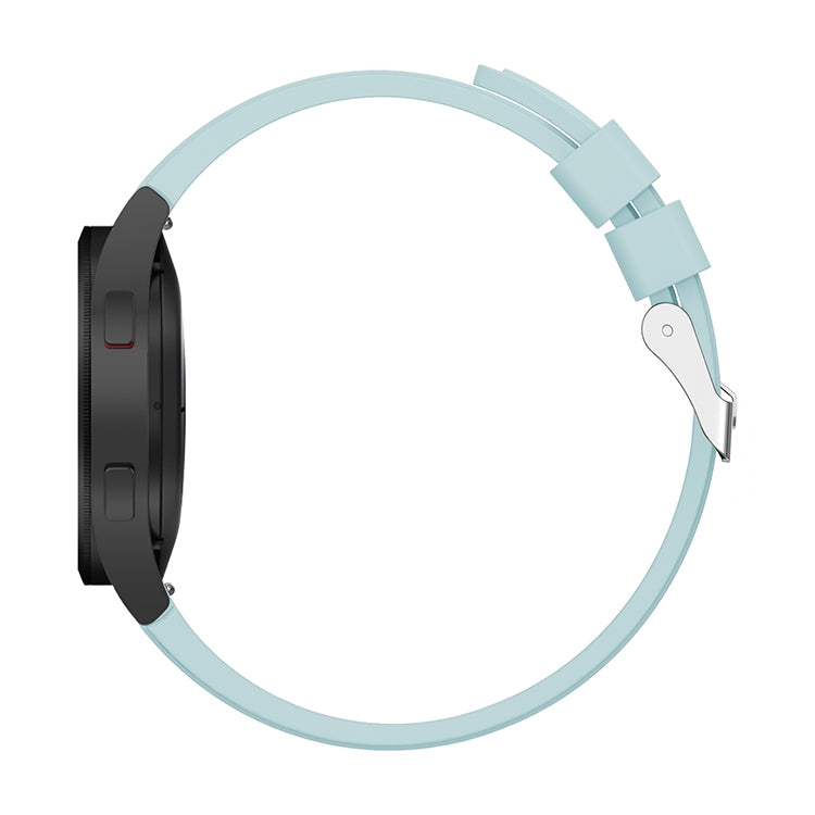 For Samsung Galaxy Watch4 Classic 42mm Silicone Watch Band(Light Blue) - Watch Bands by buy2fix | Online Shopping UK | buy2fix