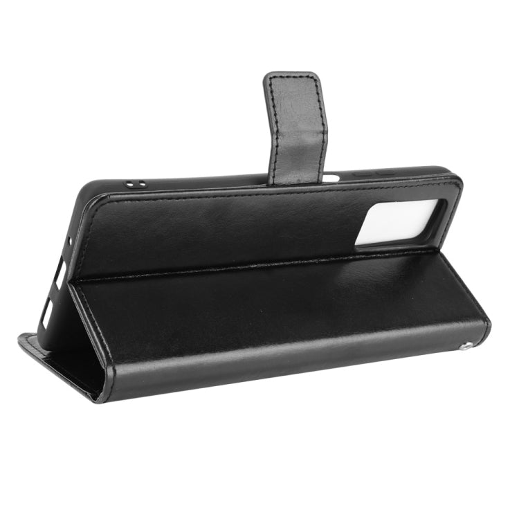 For Blackview A100 Crazy Horse Texture Horizontal Flip Leather Case with Holder & Card Slots & Lanyard(Black) - More Brand by buy2fix | Online Shopping UK | buy2fix