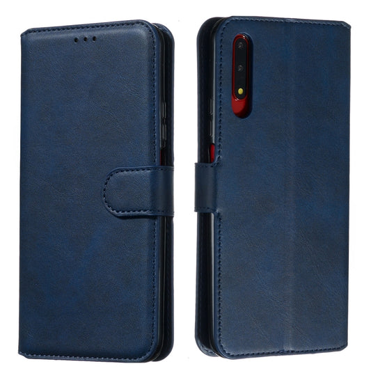 For Huawei Honor 9X / Honor 9X Pro Classic Calf Texture Horizontal Flip PU Leather Case, with Holder & Card Slots & Wallet(Blue) by buy2fix