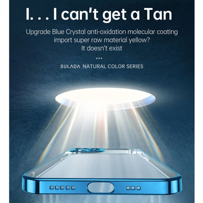 For iPhone 13 mini SULADA Electroplating Shockproof Ultra-thin TPU Protective Case (Purple) - iPhone 13 mini Cases by SULADA | Online Shopping UK | buy2fix