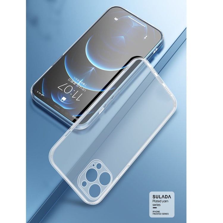 For iPhone 13 SULADA Frosted Series Shockproof TPU Protective Case(Transparent) - iPhone 13 Cases by SULADA | Online Shopping UK | buy2fix