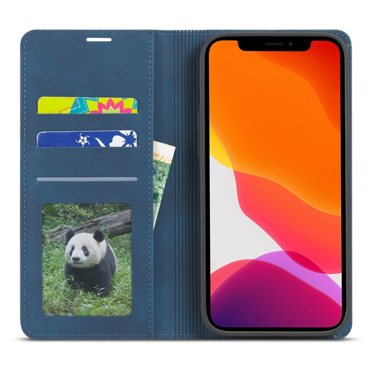 For iPhone 13 Forwenw Dream Series Magnetic Oil Edge Horizontal Flip Leather Case with Holder & Card Slot & Photo Frame & Wallet(Blue) - iPhone 13 Cases by Forwenw | Online Shopping UK | buy2fix