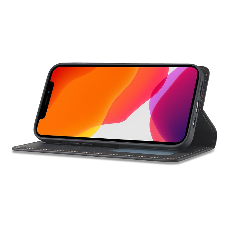 For iPhone 13 Pro Forwenw Dream Series Magnetic Oil Edge Horizontal Flip Leather Case with Holder & Card Slot & Photo Frame & Wallet (Black) - iPhone 13 Pro Cases by Forwenw | Online Shopping UK | buy2fix