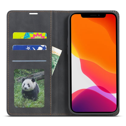 For iPhone 13 Pro Forwenw Dream Series Magnetic Oil Edge Horizontal Flip Leather Case with Holder & Card Slot & Photo Frame & Wallet (Black) - iPhone 13 Pro Cases by Forwenw | Online Shopping UK | buy2fix