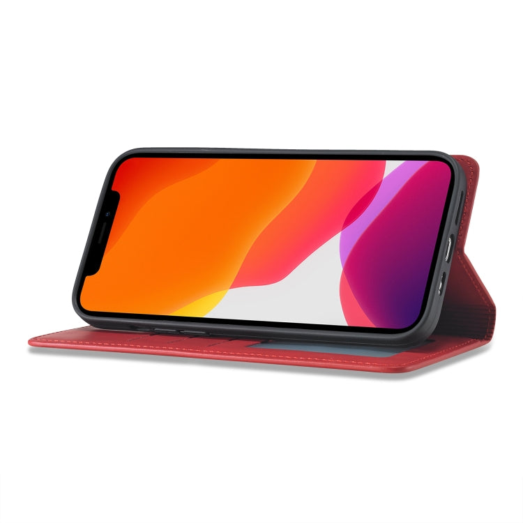 For iPhone 13 Pro Max Forwenw Dream Series Magnetic Oil Edge Horizontal Flip Leather Case with Holder & Card Slot & Photo Frame & Wallet (Red) - iPhone 13 Pro Max Cases by Forwenw | Online Shopping UK | buy2fix