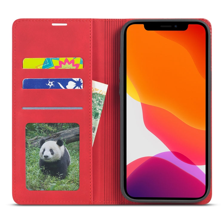 For iPhone 13 Pro Max Forwenw Dream Series Magnetic Oil Edge Horizontal Flip Leather Case with Holder & Card Slot & Photo Frame & Wallet (Red) - iPhone 13 Pro Max Cases by Forwenw | Online Shopping UK | buy2fix