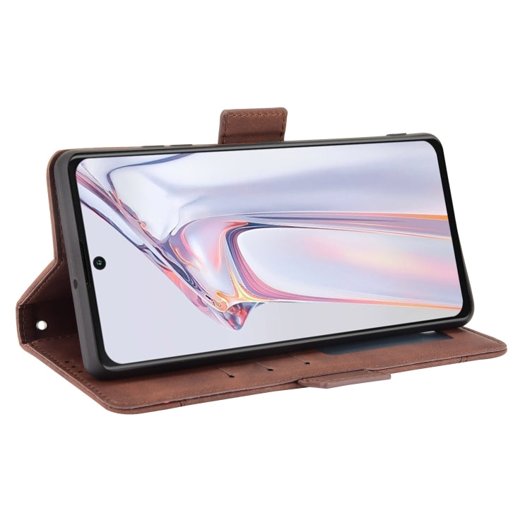 For Blackview A100 Skin Feel Calf Pattern Horizontal Flip Leather Case with Holder & Card Slots & Photo Frame(Brown) - More Brand by buy2fix | Online Shopping UK | buy2fix