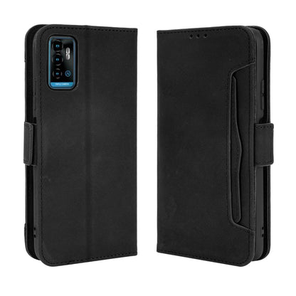 For ZTE Blade A71 Skin Feel Calf Pattern Horizontal Flip Leather Case with Holder & Card Slots & Photo Frame(Black) - ZTE Cases by buy2fix | Online Shopping UK | buy2fix