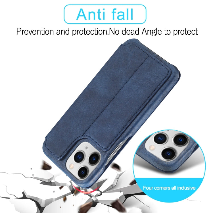 For iPhone 13 Pro Max LC.IMEEKE Hon Ancient Series Horizontal Flip Leather Case with Holder & Card Slot (Blue) - iPhone 13 Pro Max Cases by LC.IMEEKE | Online Shopping UK | buy2fix