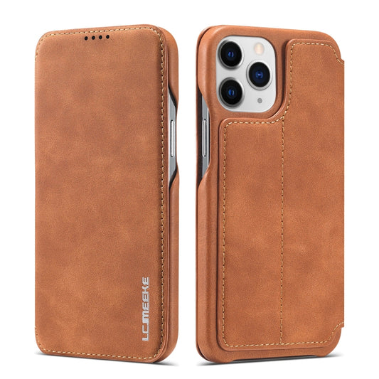 For iPhone 13 Pro Max LC.IMEEKE Hon Ancient Series Horizontal Flip Leather Case with Holder & Card Slot (Brown) - iPhone 13 Pro Max Cases by LC.IMEEKE | Online Shopping UK | buy2fix