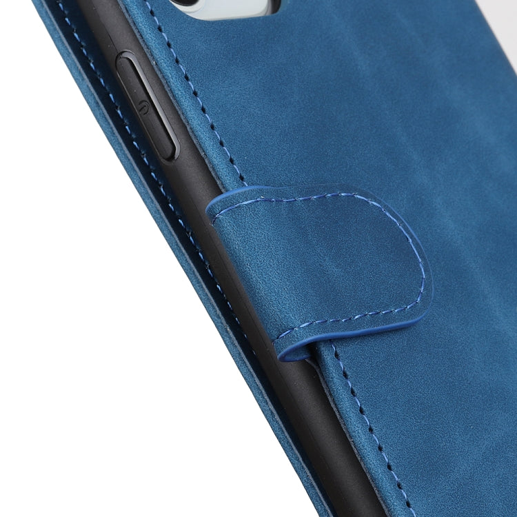 For Xiaomi Redmi 10 / Redmi Note 11 4G KHAZNEH Retro Texture PU + TPU Horizontal Flip Leather Case with Holder & Card Slots & Wallet(Blue) - Xiaomi Cases by buy2fix | Online Shopping UK | buy2fix