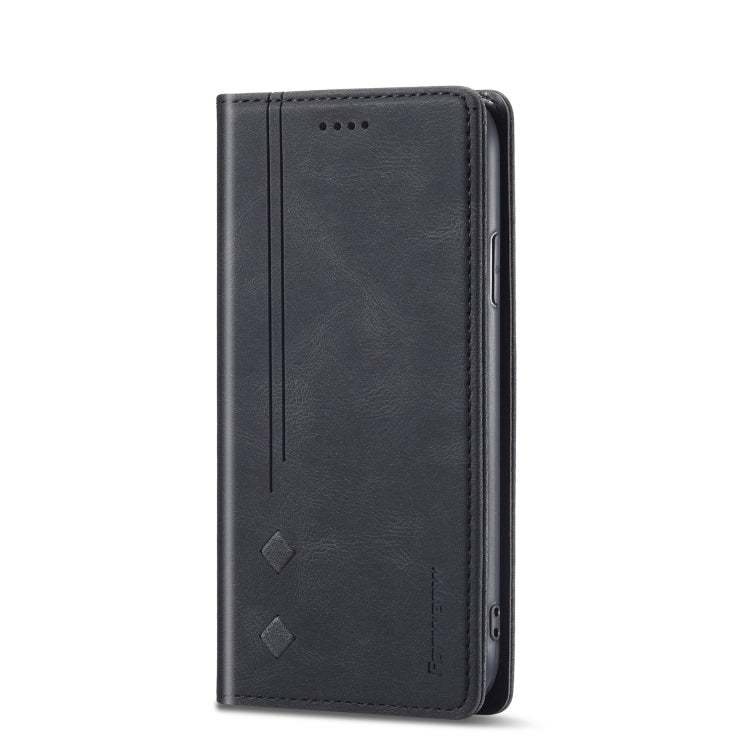 For iPhone 12 mini Forwenw F2 Series Magnetic Horizontal Flip Leather Case with Holder & Card Slots & Wallet (Black) - iPhone 12 mini Cases by Forwenw | Online Shopping UK | buy2fix