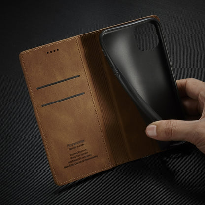 For iPhone 12 mini Forwenw F2 Series Magnetic Horizontal Flip Leather Case with Holder & Card Slots & Wallet (Black) - iPhone 12 mini Cases by Forwenw | Online Shopping UK | buy2fix