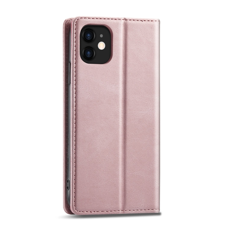 For iPhone 13 mini Forwenw F2 Series Magnetic Horizontal Flip Leather Case with Holder & Card Slots & Wallet (Rose Gold) - iPhone 13 mini Cases by Forwenw | Online Shopping UK | buy2fix