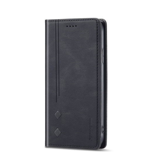 For iPhone 13 Forwenw F2 Series Magnetic Horizontal Flip Leather Case with Holder & Card Slots & Wallet(Black) - iPhone 13 Cases by Forwenw | Online Shopping UK | buy2fix