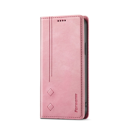 For iPhone 13 Pro Max Forwenw F2 Series Magnetic Horizontal Flip Leather Case with Holder & Card Slots & Wallet (Rose Gold) - iPhone 13 Pro Max Cases by Forwenw | Online Shopping UK | buy2fix