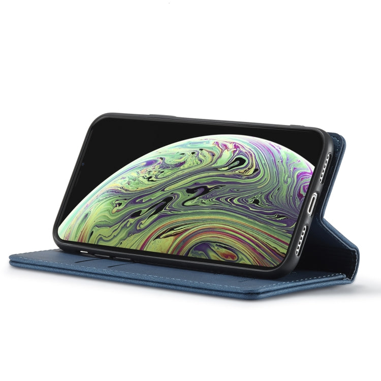 For iPhone X / XS Forwenw F2 Series Magnetic Horizontal Flip Leather Case with Holder & Card Slots & Wallet(Blue) - More iPhone Cases by Forwenw | Online Shopping UK | buy2fix