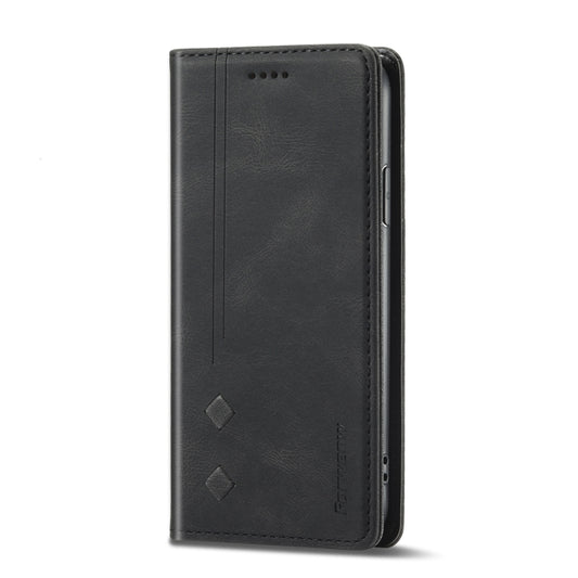 For iPhone XR Forwenw F2 Series Magnetic Horizontal Flip Leather Case with Holder & Card Slots & Wallet(Black) by Forwenw