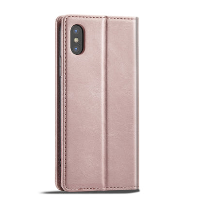 For iPhone XR Forwenw F2 Series Magnetic Horizontal Flip Leather Case with Holder & Card Slots & Wallet(Rose Gold) - More iPhone Cases by Forwenw | Online Shopping UK | buy2fix