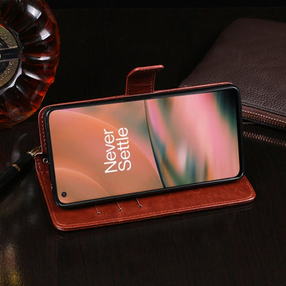 idewei Crazy Horse Texture Horizontal Flip Leather Case with Holder & Card Slots & Wallet For OnePlus Nord 2 5G(Brown) - OnePlus Cases by idewei | Online Shopping UK | buy2fix