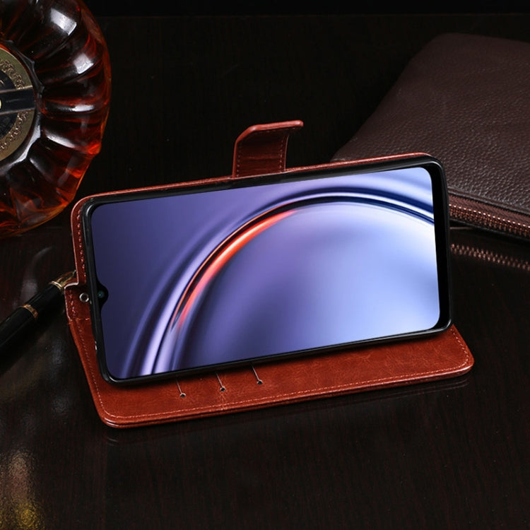 idewei Crazy Horse Texture Horizontal Flip Leather Case with Holder & Card Slots & Wallet For Huawei Maimang 10 SE(Blue) - Huawei Cases by idewei | Online Shopping UK | buy2fix