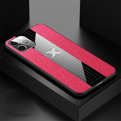 For iPhone 11 Pro XINLI Stitching Cloth Textue Shockproof TPU Protective Case(Red) - iPhone 11 Pro Cases by XINLI | Online Shopping UK | buy2fix