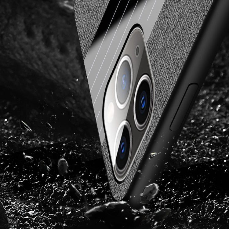 For iPhone 11 Pro XINLI Stitching Cloth Textue Shockproof TPU Protective Case(Red) - iPhone 11 Pro Cases by XINLI | Online Shopping UK | buy2fix