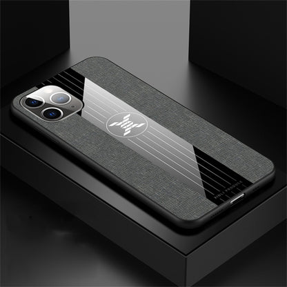 For iPhone 11 Pro Max XINLI Stitching Cloth Textue Shockproof TPU Protective Case(Grey) - iPhone 11 Pro Max Cases by XINLI | Online Shopping UK | buy2fix