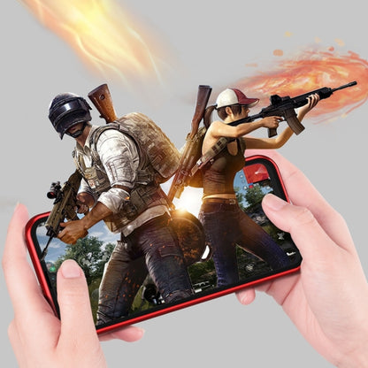 For iPhone 11 Pro Max Ultra Slim Double Sides Magnetic Adsorption Angular Frame Tempered Glass Magnet Flip Case(Black) by buy2fix