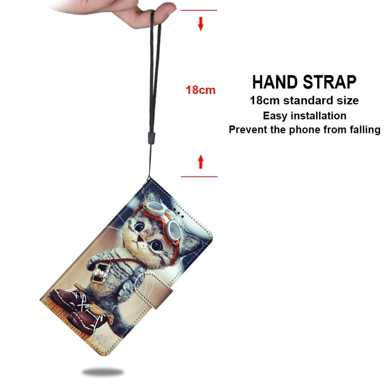 For iPhone 13 mini Coloured Drawing Cross Texture Horizontal Flip PU Leather Case with Holder & Card Slots & Wallet & Lanyard (Leather Shoes Cat) by buy2fix