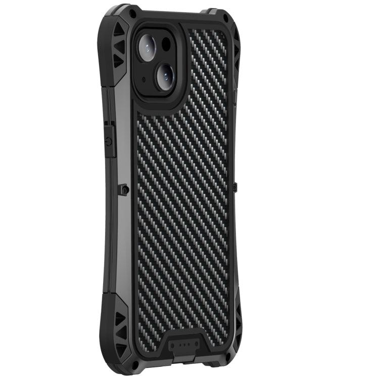 For iPhone 13 mini R-JUST AMIRA Shockproof Dustproof Waterproof Metal Protective Case (Black) - iPhone 13 mini Cases by R-JUST | Online Shopping UK | buy2fix
