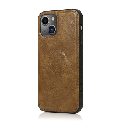 For iPhone 13 Pro Strong Magnetic Detachable Horizontal Flip Leather Case with Card Slots & Wallet (Brown) - iPhone 13 Pro Cases by buy2fix | Online Shopping UK | buy2fix