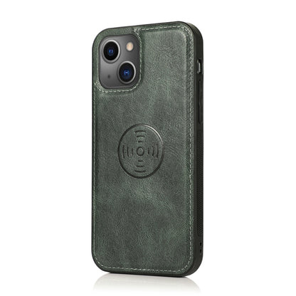 For iPhone 13 Pro Max Strong Magnetic Detachable Horizontal Flip Leather Case with Card Slots & Wallet (Green) - iPhone 13 Pro Max Cases by buy2fix | Online Shopping UK | buy2fix
