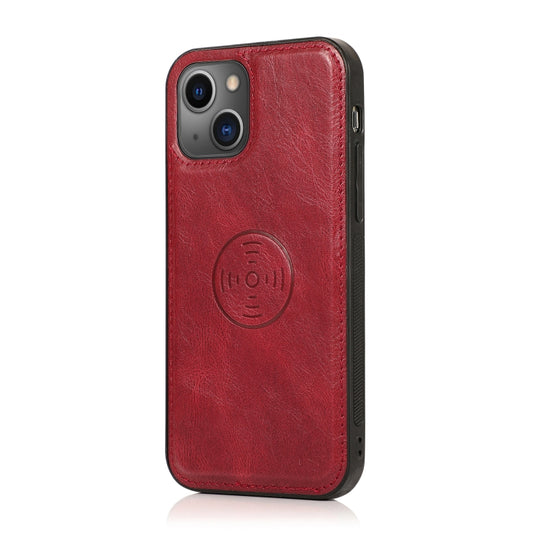 For iPhone 13 Pro Max Strong Magnetic Detachable Horizontal Flip Leather Case with Card Slots & Wallet (Red) - iPhone 13 Pro Max Cases by buy2fix | Online Shopping UK | buy2fix