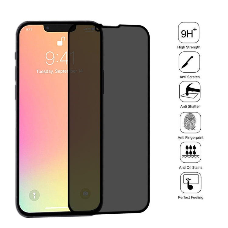 For iPhone 13 mini Anti-peeping Plasma Oil Coated High Aluminum Wear-resistant Tempered Glass Film - iPhone 13 mini Tempered Glass by buy2fix | Online Shopping UK | buy2fix